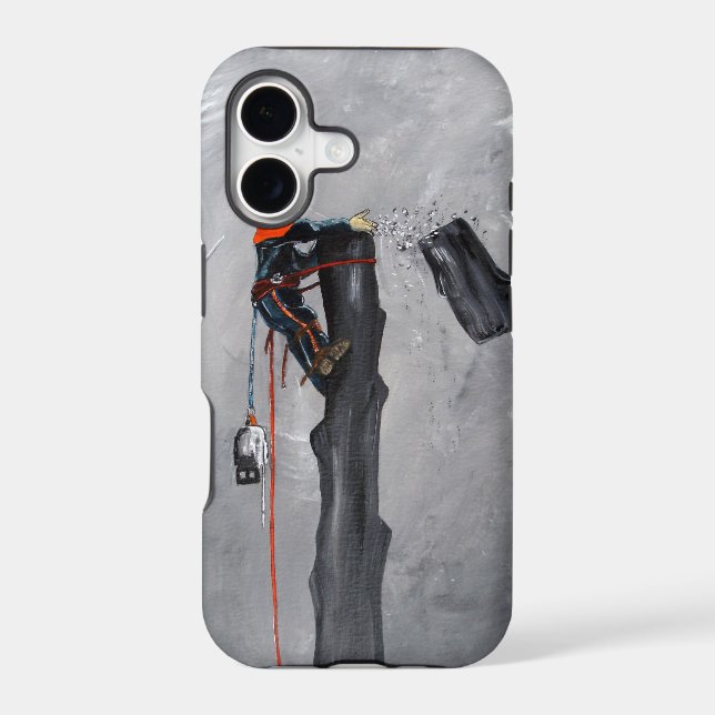 Tree Surgeon Arborist Iphone Case (Back)