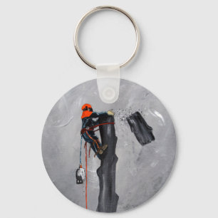 Tree Surgeon Arborist Keychain