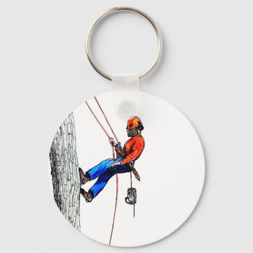 Tree Surgeon Arborist Keychain