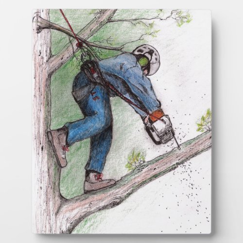Tree Surgeon Arborist Plaque