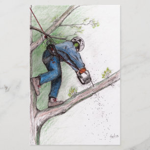 Tree Surgeon Arborist Stationery