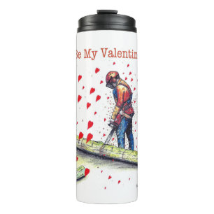 Tree surgeon Arborist Valentine Card Thermal Tumbler