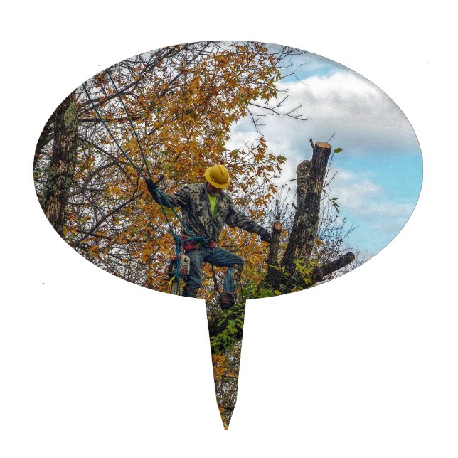 Tree Surgeon Cake Topper (Front)