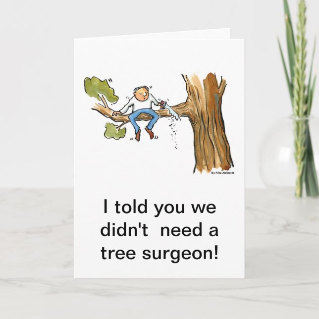 tree surgeon card (Front)