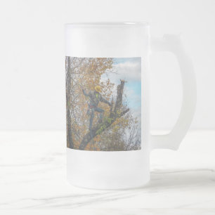 Tree Surgeon Frosted Glass Beer Mug