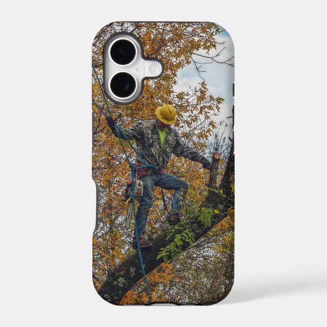 Tree Surgeon Iphone Case (Back)