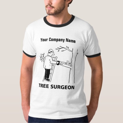 Tree Surgeon Services Cartoon T_Shirt