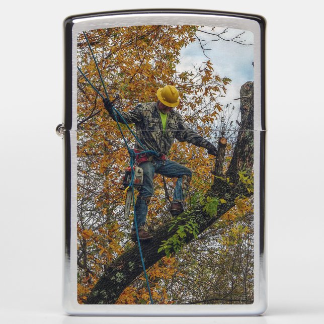 Tree Surgeon Zippo Lighter (Front)