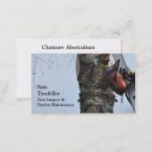 Tree surgery business card (Front/Back)