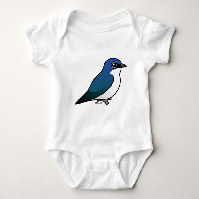 Tree Swallow Baby Bodysuit (Front)