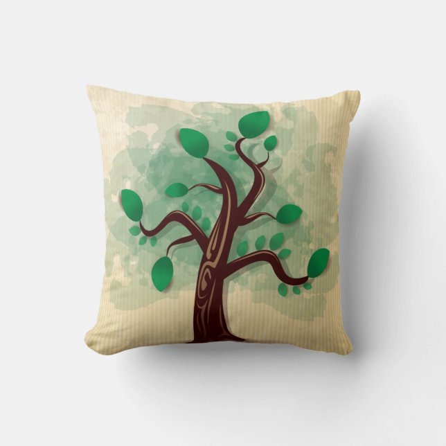 Tree Throw Pillow (Front)