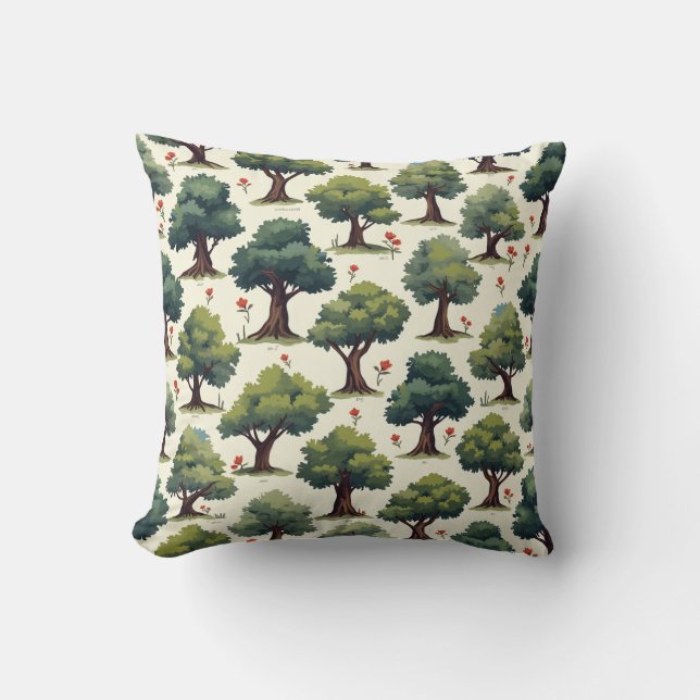 Tree Throw Pillow (Front)