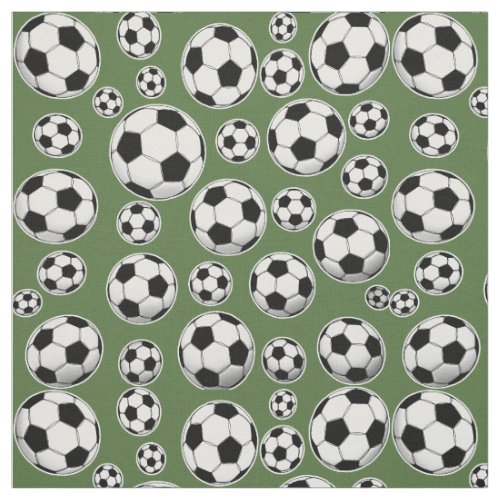 Tree Top Soccer Ball Pattern Fabric
