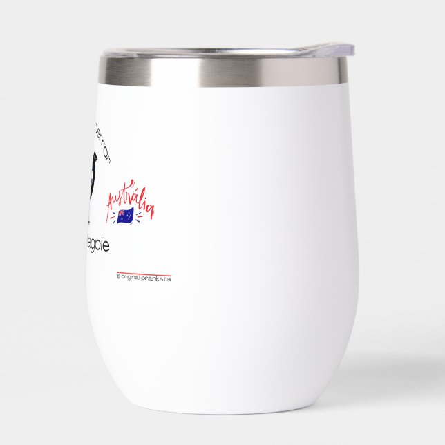 Tree-top Terror - WIne Mug Thermal Wine Tumbler (Left)