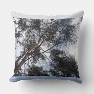 Tree Tops Throw Pillow