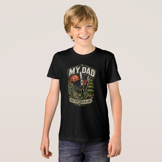 Tree Trimmer, etc. Tri-Blend Shirt (Front Full)