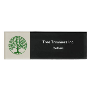 Tree Trimming And Landscaping Employee Name Tags