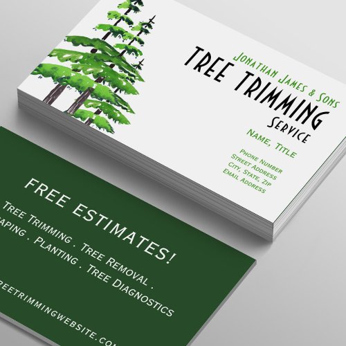 Tree Trimming Business Card