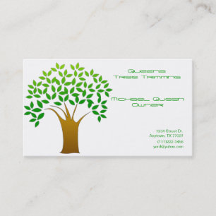 Tree Trimming Business Cards
