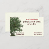 Tree Trimming Care Services Business Card (Front/Back)