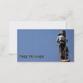 Tree Trimming/Landscaping Business Card Template (Front/Back)