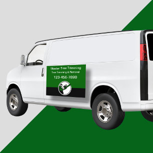 Tree Trimming Logo Business Mobile Car Magnets