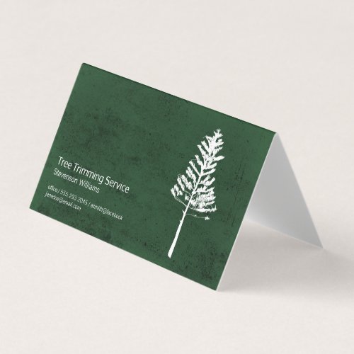 Tree Trimming  Nature Outdoors  Landscaping Business Card