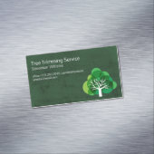 Tree Trimming | Nature Outdoors | Tree Business Card Magnet (In Situ)