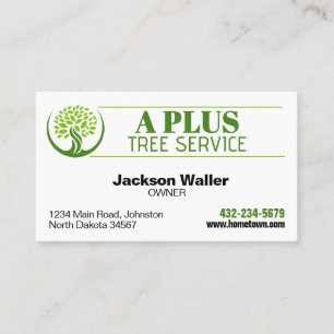 Tree Trimming Service Business Card