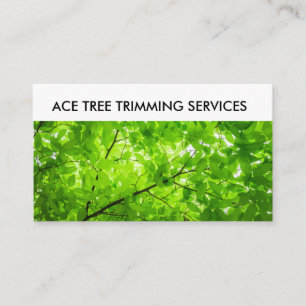 Tree Trimming Service Business Card
