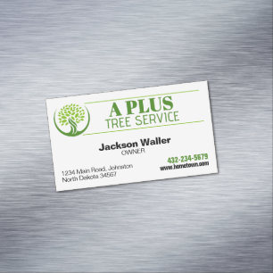 Tree Trimming Service Business Card Magnet