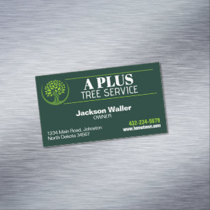 Tree Trimming Service Business Card Magnet
