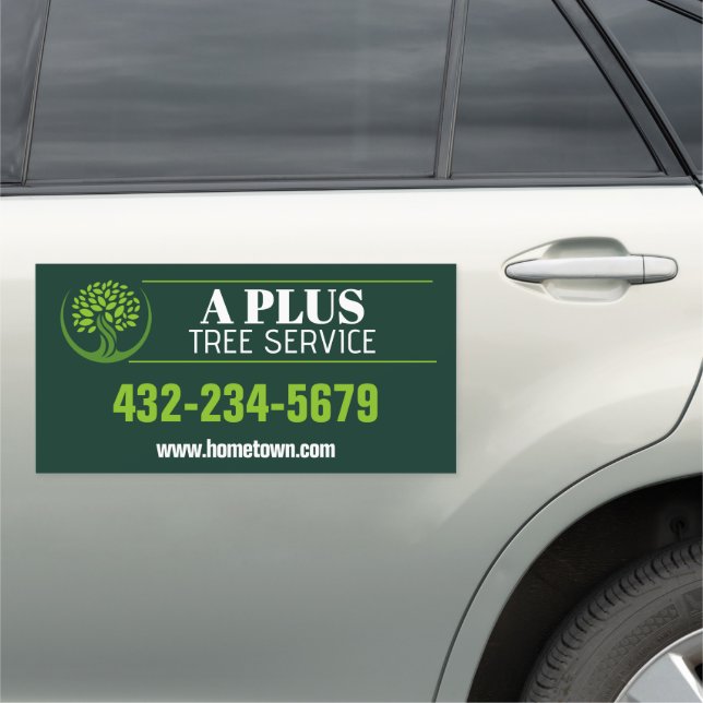 Tree Trimming Service Car Magnet (In Situ)