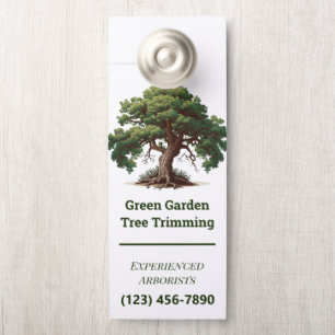 Tree Trimming Service Door Hanger