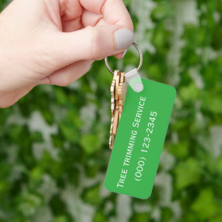 Tree trimming Service editable Keychain