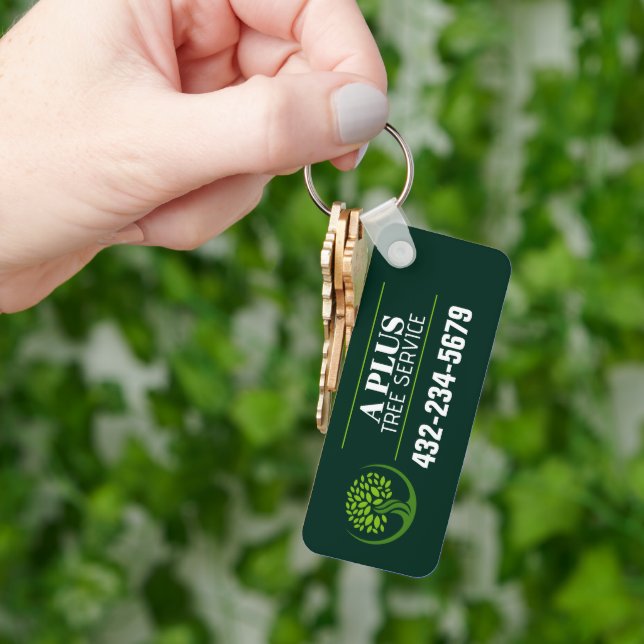 Tree Trimming Service Keychain (Hand)