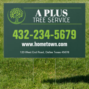 Tree Trimming Service Sign