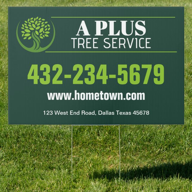 Tree Trimming Service Sign (Insitu)
