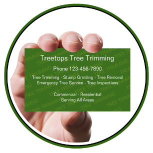 Tree Trimming Services Business Card