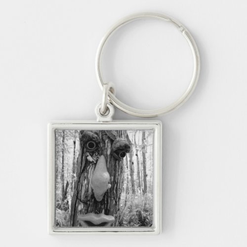 Tree troll on a Big Cypress tree Keychain