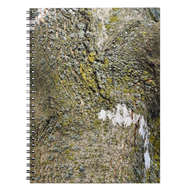 Tree Truck and Moss Texture Notebook (Front)