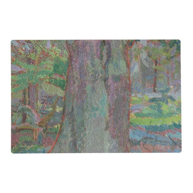 Tree Trunk, 1916 (oil on canvas) Placemat (Front)