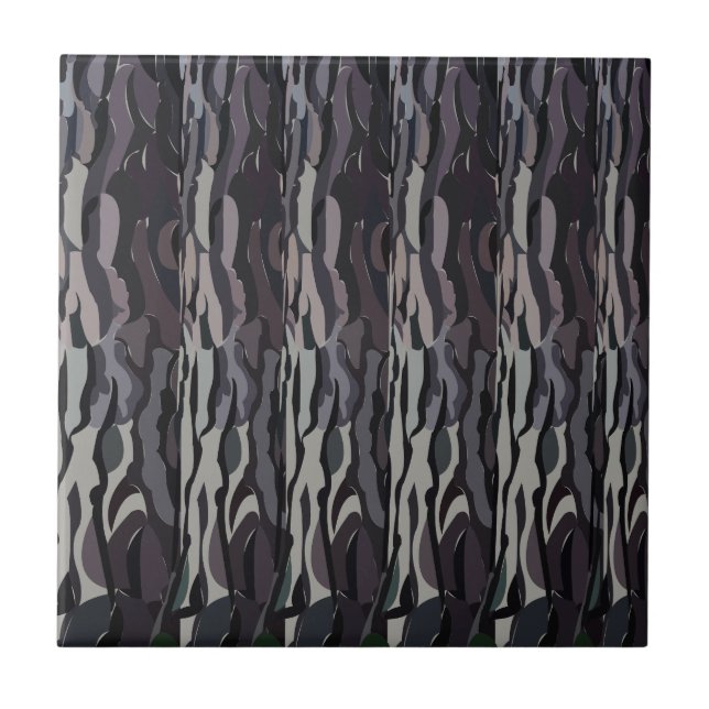 Tree Trunk Background Pattern Ceramic Tile (Front)