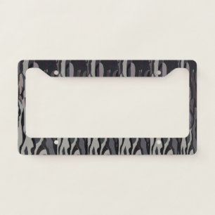 Tree Trunk Background Pattern License Plate Frame