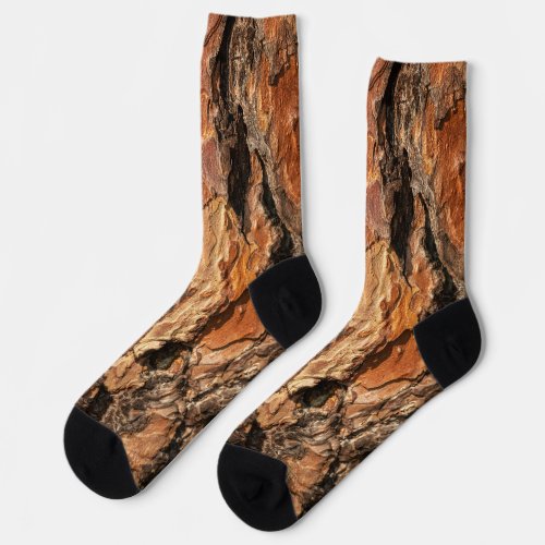 Tree Trunk Crew Socks