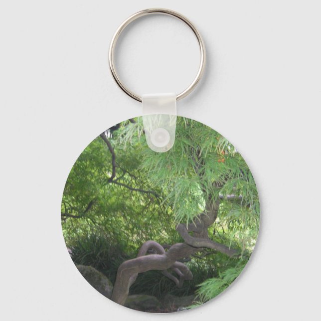 Tree trunk keychain (Front)