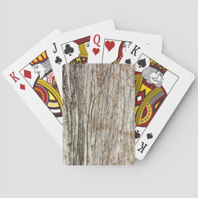 Tree trunk poker cards (Back)