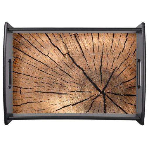 Tree Trunk Serving Tray Zazzle
