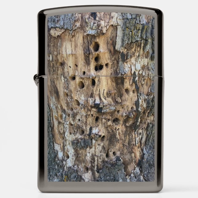 Tree Trunk Zippo Lighter (Front)