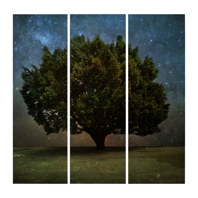 Tree under the Stars Triptych (Front)